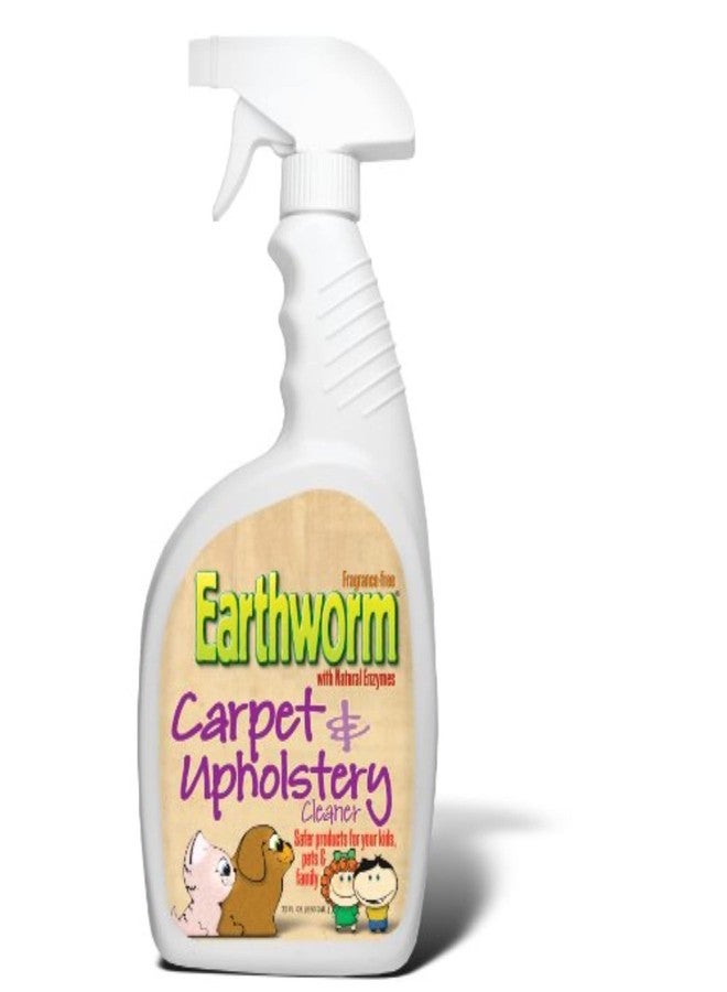 Earthworm Carpet & Upholstery Cleaner Spot & Stain Remover - Natural Enzymes, Safer for Family, Environmentally Responsible - 22 oz - Image 1